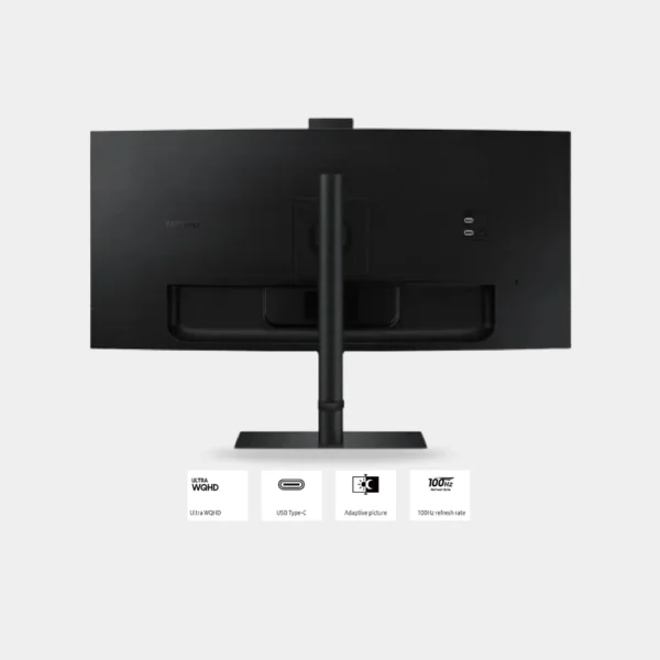 Type C Samsung Viewfinity 34 Curved Ultrawide QHD Monitor S65VC LS34C650VAMXUE with type c, adaptive picture, 100hz referesh rate