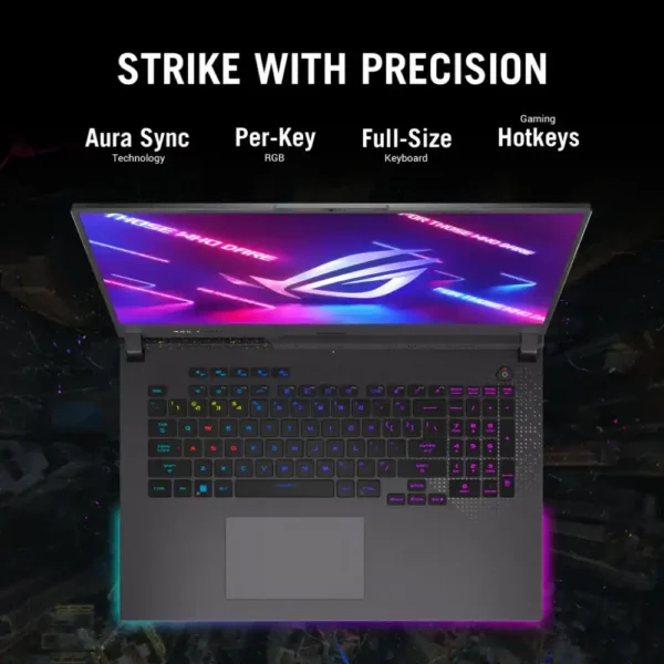ASUS STRIX G 17 G713PV | AMD Ryzen R9 7940HX 2.4GHz | 16GB RAM, 1TB SSD | 17.3″ FHD 144Hz Display | 8GB RTX 4060 | Windows 11 Home – GRY | G713PV-HX162W