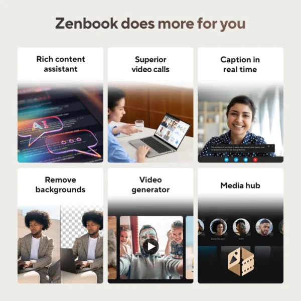 ASUS ZENBOOK S 16 OLED UM5606WA | AMD Ryzen AI 9 HX370 | 32GB RAM, 2TB SSD | 16.0" 3K OLED 120Hz | AMD Radeon 890M Graphics | Win11 Home, Eng-Arab Keyboard, White | UM5606WA-RK233W