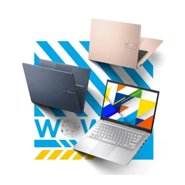 ASUS Vivobook X1404VA – Intel Core i5 1335U, 8GB RAM, 512GB SSD, Intel Iris Xe Graphics, 14” FHD Display, Windows 11 Home, Bilingual Keyboard (Eng-Arab), Blue | X1404VA-NKI585WU - Image 2