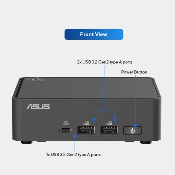 ASUS NUC 15 Pro Slim Barebone – Core Ultra 7 255H RNUC15CRKU700003