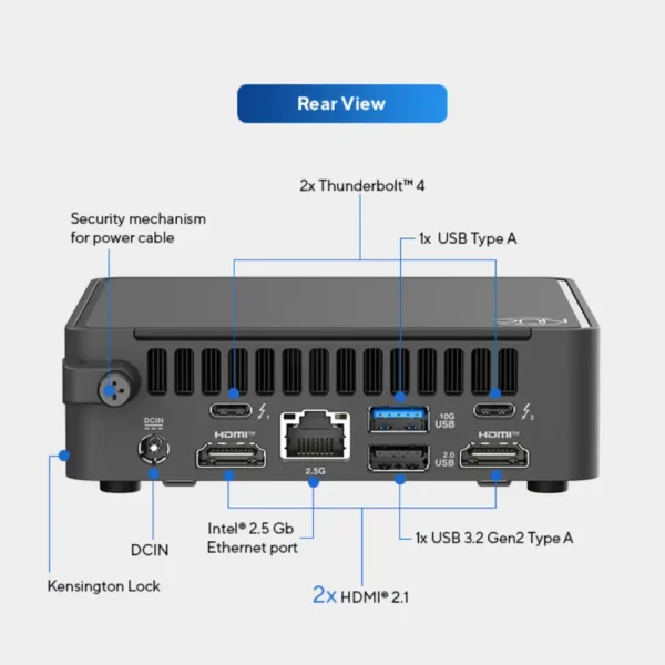 ASUS NUC 15 Pro Slim Barebone – Core Ultra 7 255H RNUC15CRKU700003