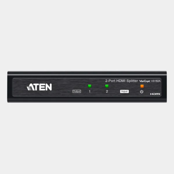 ATEN 2‑Port 4K HDMI Splitter – Send One HDMI Source to Two Displays | VS182A - Image 2