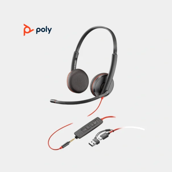 Poly Blackwire 3225 Stereo USB-C 8X229AA